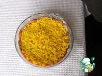Салат-торт из риса и рыбы ингредиенты