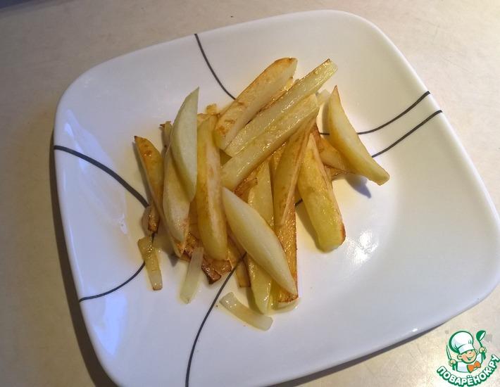 Рецепт: Мгновенный жареный картофель