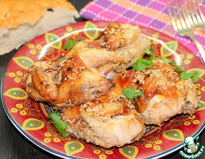 Рецепт: Запеченная курица Восточная красавица