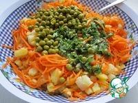 Картофельный салат с корейской морковью ингредиенты