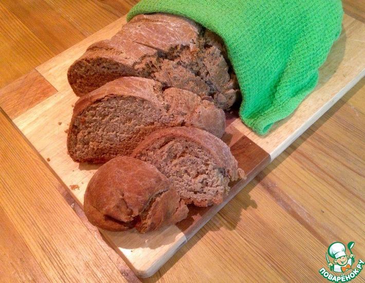 Рецепт: Бездрожжевой хлеб на кефире
