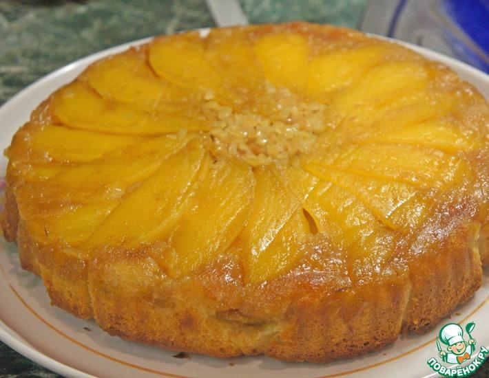 Рецепт: Пирог-перевертыш с манго
