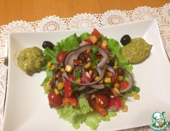 Рецепт: Быстрый мексиканский салат