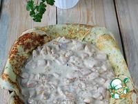 Блинчатый пирог с курицей ингредиенты