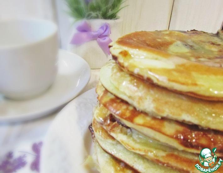 Рецепт: Панкейки с шоколадом