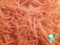 Морковь по-корейски с фунчозой ингредиенты