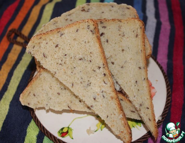 Рецепт: Овсяный хлеб с семенами льна