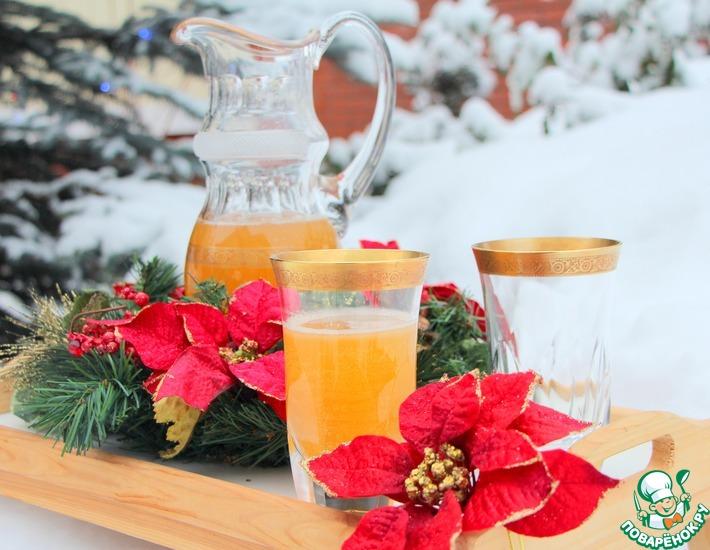 Рецепт: Рождественский лимонад Бокал в снегу