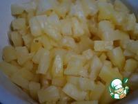 Сырно-ананасовый салат с чесноком ингредиенты