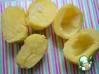 Салат а-ля Оливье в картофельных бочонках ингредиенты
