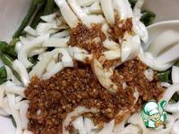 Кальмар с фасолью по-корейски ингредиенты
