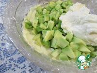 Заливной салат с креветками и авокадо ингредиенты