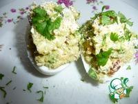 Фаршированное яйцо с авокадо ингредиенты