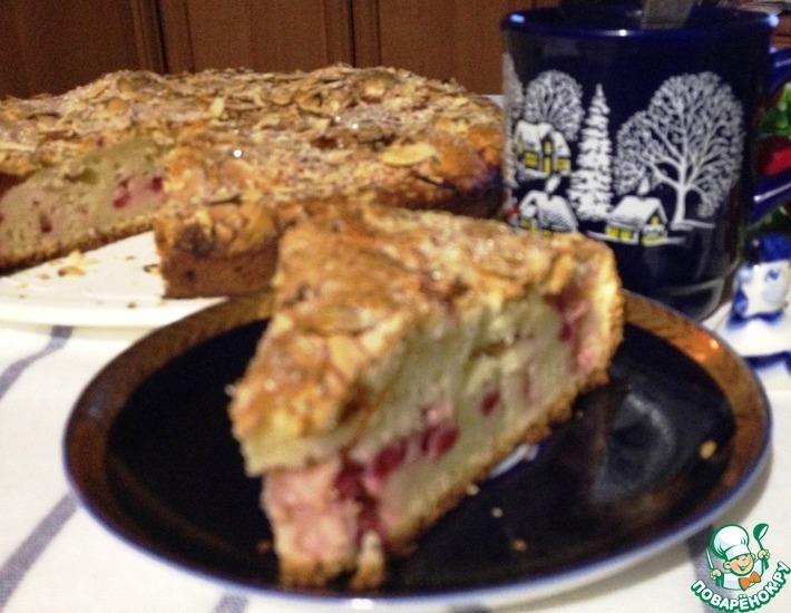 Рецепт: Сливочный пирог с красной смородиной