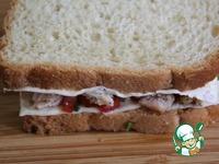Горячий сэндвич с курицей и помидорами ингредиенты