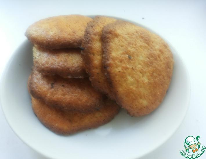 Рецепт: Бананово-кокосовое бисквитные печенье