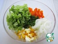 Салат из яиц, моркови и лука ингредиенты
