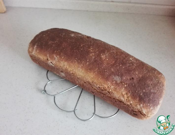 Рецепт: Пшенично-овсяный хлеб для тостов
