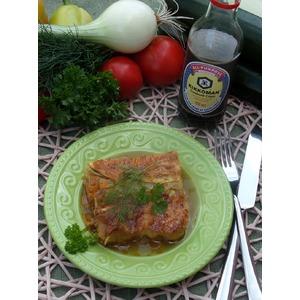 Кабачковая запеканка с мясом и овощами
