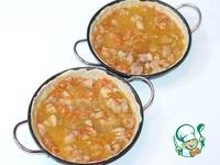 Струли с луком, морковью и курицей ингредиенты