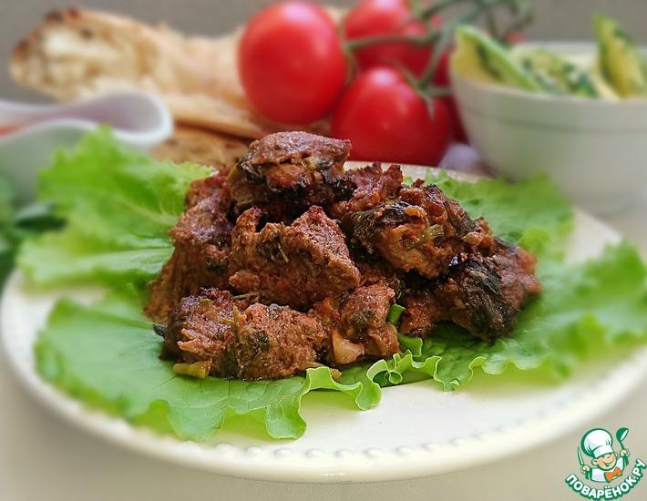 Рецепт: Мясо по-грузински в духовке