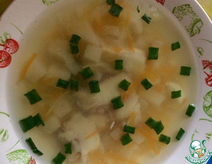 Рецепт: Легкий суп из трески