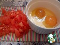 Стрелки чеснока с помидорами в омлете ингредиенты