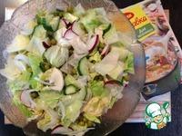 Хрустящий салат с пикантной заправкой ингредиенты