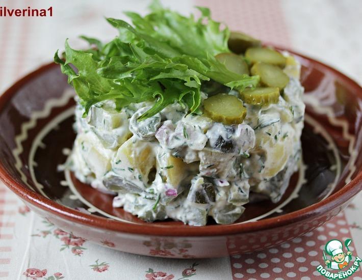 Рецепт: Картофельный салат по-фински