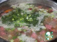 Овощной суп с фасолью и колбасой ингредиенты