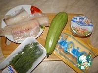 Рыба с кабачками в сырно-сметанном соусе ингредиенты
