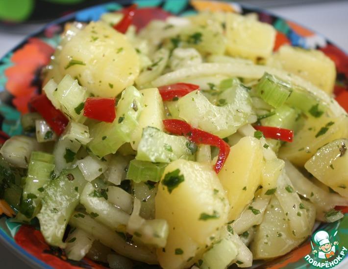 Рецепт: Картофельный салат по-арабски
