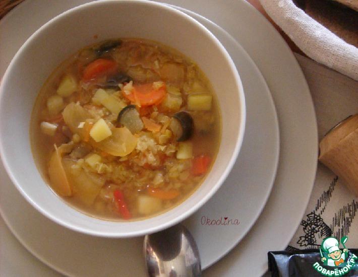 Рецепт: Суп с персидской чечевицей