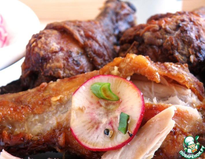 Рецепт: Куриные голени в пикантном маринаде «Курияки»