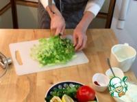 Свежий салат с гриль курицей ингредиенты