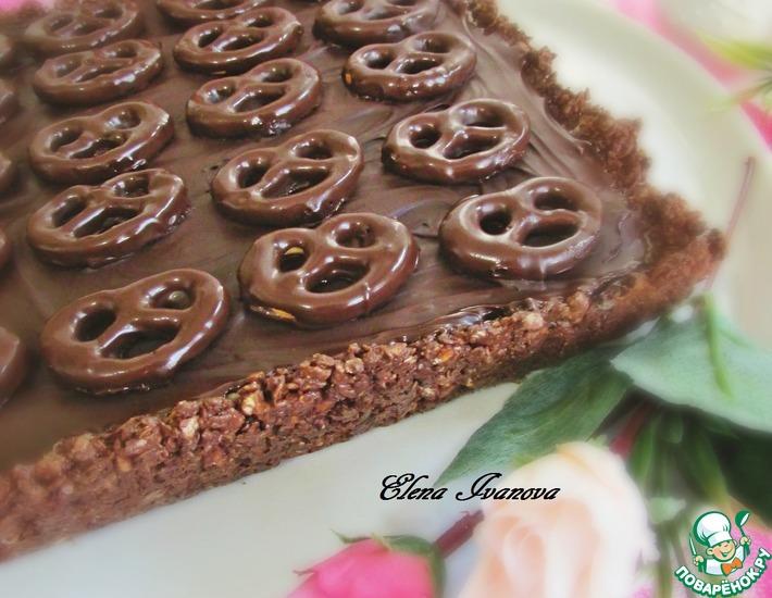 Рецепт: Шоколадный пирог с мини-бретцелями