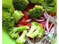 Салат с овощами и брокколи Простой ингредиенты