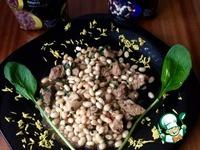 Свинина с белой фасолью и шпинатом ингредиенты