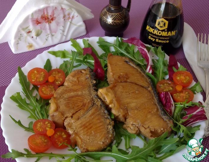 Рецепт: Маринованная рыба с чесноком