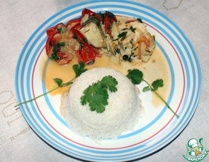 Рецепт: Рыбная мукека с рисом