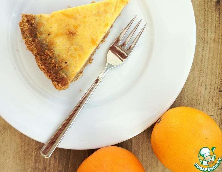 Рецепт: Апельсиновый тарт из сушек Солнечный
