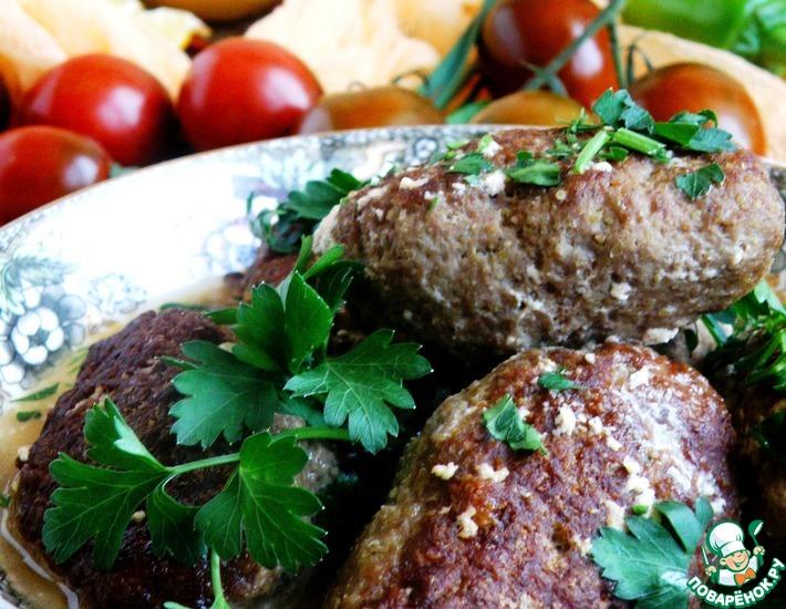 Рецепт: Колбаски мясные кашмирские