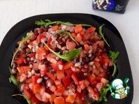 Салат из фасоли, перца и помидоров ингредиенты