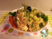 Теплый салат с броколли и кускусом ингредиенты