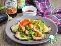 Острый салат с баклажаном и грибами ингредиенты