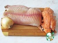 Колбаски из белой и красной рыбы ингредиенты