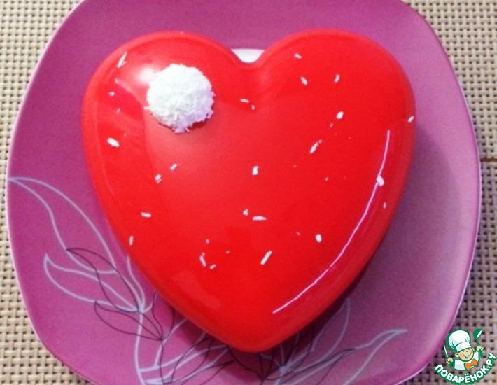 Рецепт: Муссовый торт «Сердце»