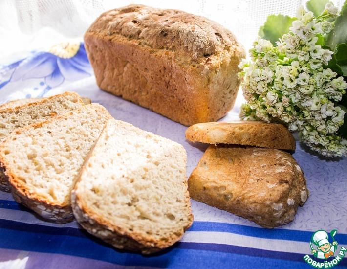 Рецепт: Хлеб с квашеной капустой