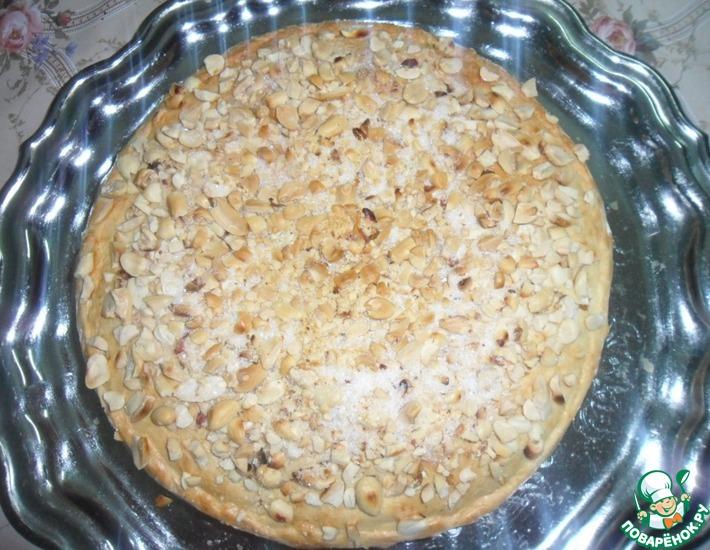 Рецепт: Пирог с повидлом и орехами
