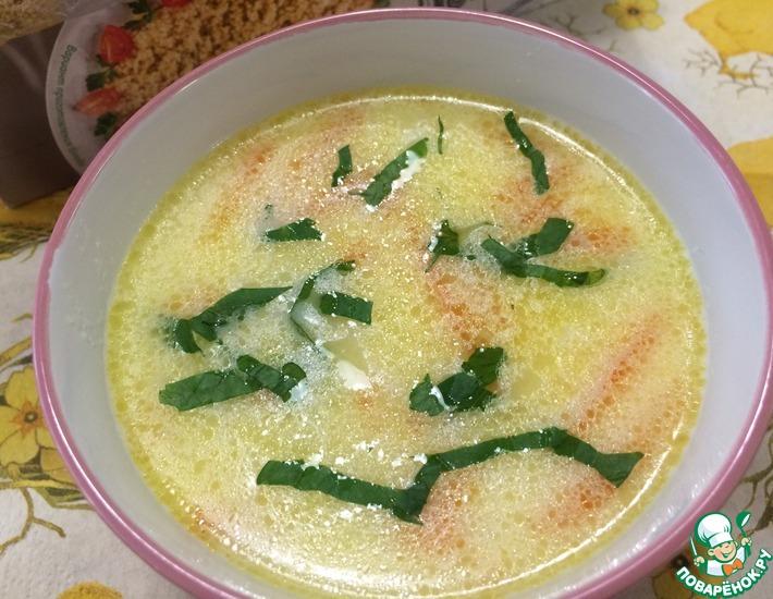 Рецепт: Суп Солнечный с пшенкой и кукурузой